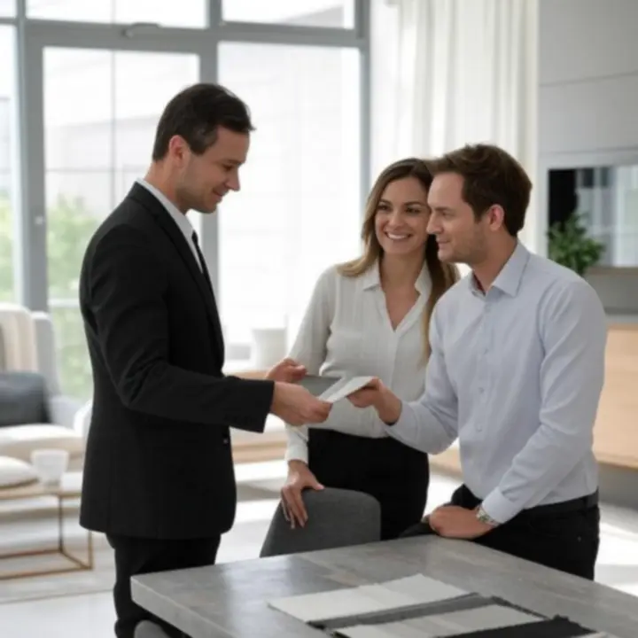 Lakberendezési konzultáció otthoni környezetben függöny mintákkal