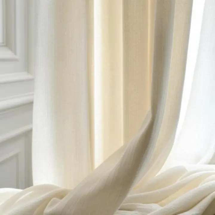 Prémium textúrájú Drapelys árnyékoló anyagok közeli részlete